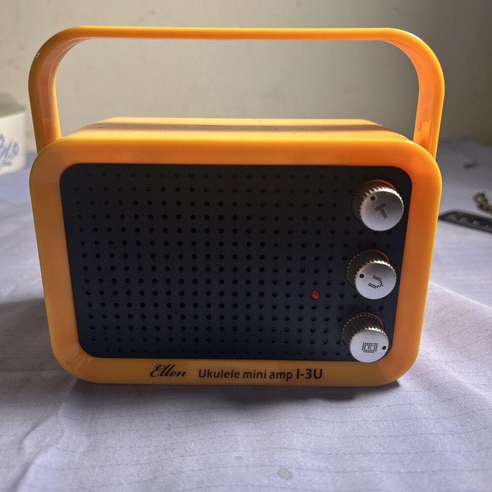 Ellen Ukulele Mini Amp I-3U Portable Ukulele Amplifier 9V Battery Powered